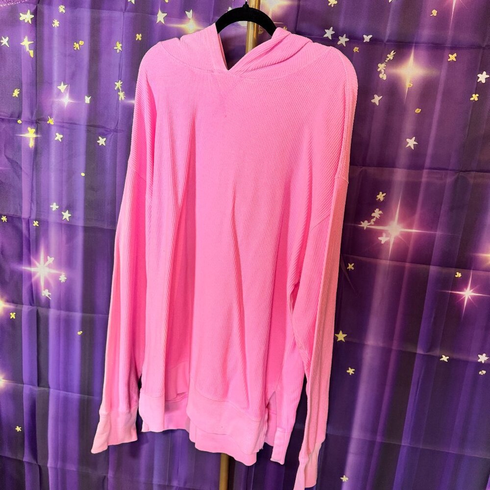Moon Ryder - Corded Hoodie - Hot Pink - 2x